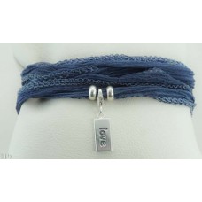 Love with silk bracelet/necklace 
